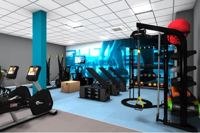 Concepts for the new look gym gym at Brechin Community Campus are impressive.