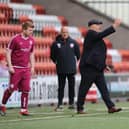 Dick Campbell was not happy to see his team lose another penalty shootout (Pic by Graham Black)