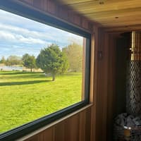 Angus resort offers a unique swim and sauna experience