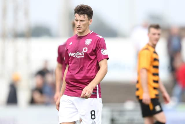 Arbroath's Michael McKenna. Pic by Graham Black