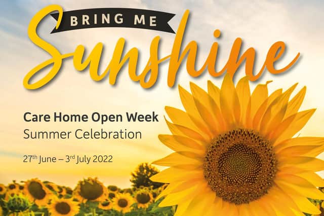 Care Home Open Week runs until July 3.