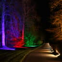 Magical...The new family-friendly light show at Glamis Castle is set to delight visitors this winter.