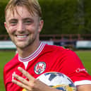 Grady McGrath grabbed a hat-trick as City beat Lossiemouth 4-0 (pic: Graeme Youngson)