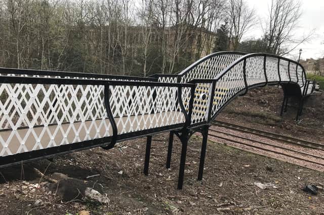 The Victorian footbridge will be installed at the Caledonian Railway’s Brechin station.