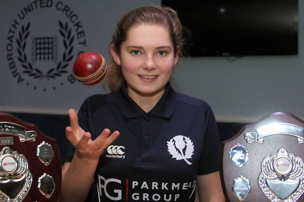 Arbroath cricketer Megan McColl