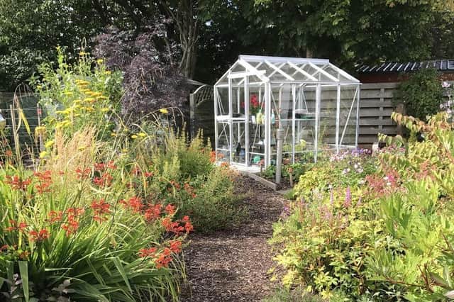 The garden at Arwin House is one of two which will be open in Montrose on Saturdy and Sunday, 1pm-5pm.