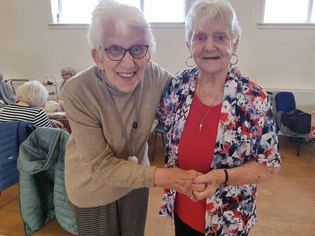 ​Balcarres residents Jemima (Mina) Kearnan and Aileen Gibbs.