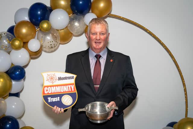 Graeme Newton, who was named as ​Montrose Citizen of the Year.