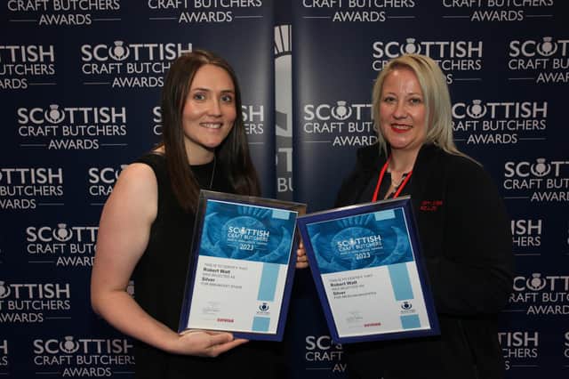 The awards were presented at the recent craft butchers trade fair.