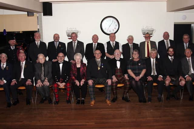 The gathering was the first for Arbroath Burns Club since before the Covid-19 pandemic.