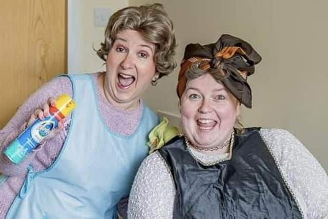 Pictured are Laura Barnes and Hilary Roberts