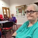 ​Carol’s singing moved everyone during the regular Music Cafe meeting.