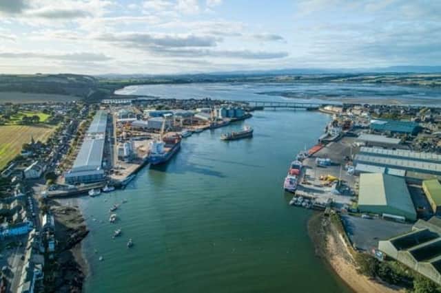 The £3.2 million grant from Scottish Enterprise will go towards the development of Montrose Port Industrial Park.