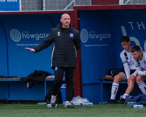 Forfar Athletic manager Gary Irvine