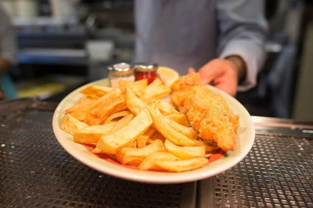 A plate of fish and chips. (Pic credit: Leon Neal / AFP via Getty Images)
