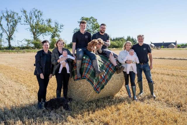 Members of the Stirling family, who run Upper Dysart Larder near Montrose.