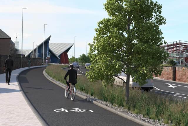 The £13m scheme will be financed by Sustrans and Angus Council.​​​​​​​