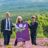 Grant Moir, CEO, CNPA; Lorna Slater, Minister for Green Skills, Circular Economy and Biodiversity; Xander McDade, CNPA board convener.