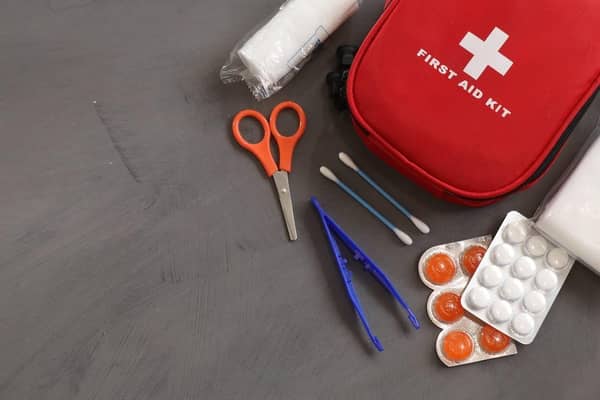 Dr McAnaw says make sure your first-aid kit is stocked.