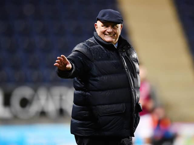 Dick Campbell has the chance to take Arbroath into Scotland's top flight (Pic by Michael Gillen)