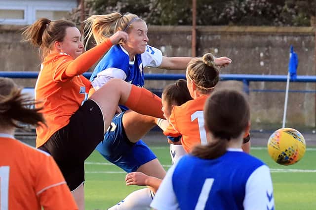 Montrose hit 10 goals during their emphatic win. Pic by Phoenix Photography