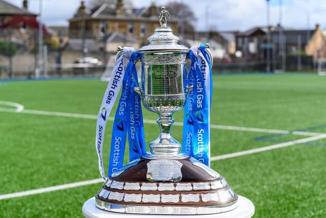 Forfar Athletic face Bo’ness United in the Scottish Cup (pic: M Gillen)