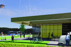 Angus Council and Dalhousie Estates say the proposed development will be a major boost for green transport as well as jobs and skills development.