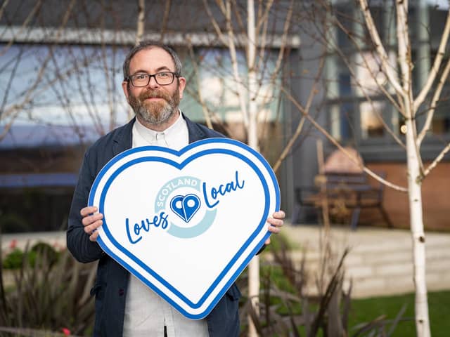 Montrose Playhouse venue manager Matt Buchanan accepted the Creative Town award for the transformation of the town’s former swimming pool into a vibrant arts venue.​