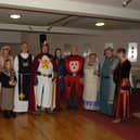 Participating members of Arbroath Abbey Pageant Society at the 'Dine with the King' event, held in the town’s Meadowbank Inn. They were, from left: Bill Smith, Andree Ritchie, Stephanie Donachie, Sarah Milne, Mike Walker, Lawrence Tait, Donna Smith, Harry Ritchie, Ann Marie Bray, Angus Nairn and Loraine Morrison.​