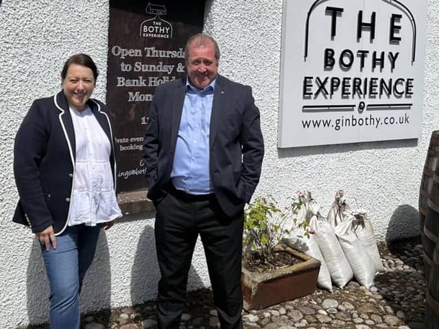 ​Kim Cameron, of the Gin Bothy, is just one of the Angus entrepreneurs who embody the “can do” approach.
