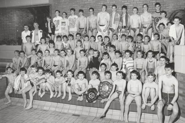 Angus Boys' Brigade members at the Junior and Senior water sports at Arbroath in 1990. Competitors from Arbroath, Brechin, Forfar and Montrose.