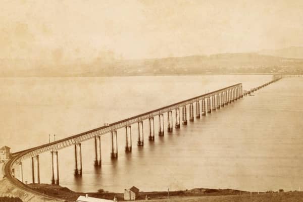 ​The archive contains a host of photos, including this picture of the Tay Bridge after its collapse. (Pic: HES)