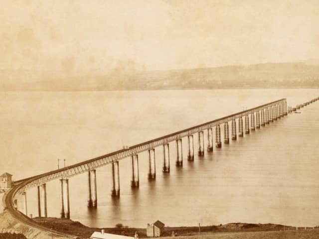 ​The archive contains a host of photos, including this picture of the Tay Bridge after its collapse. (Pic: HES)