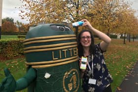 The innovative partnership aims to encourage more people to bin their litter.