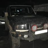 Watch as disqualified driver speeds away from police in Toyota 4x4