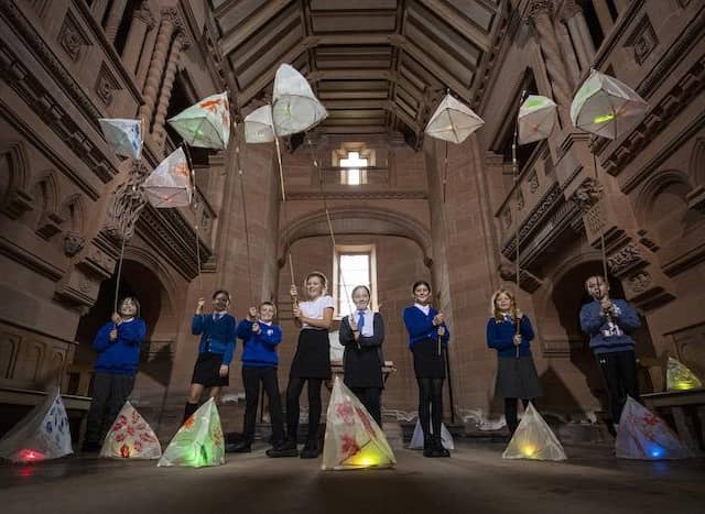 The parade will be led by pupils from Timmergreens and Muirfield Primary Schools.