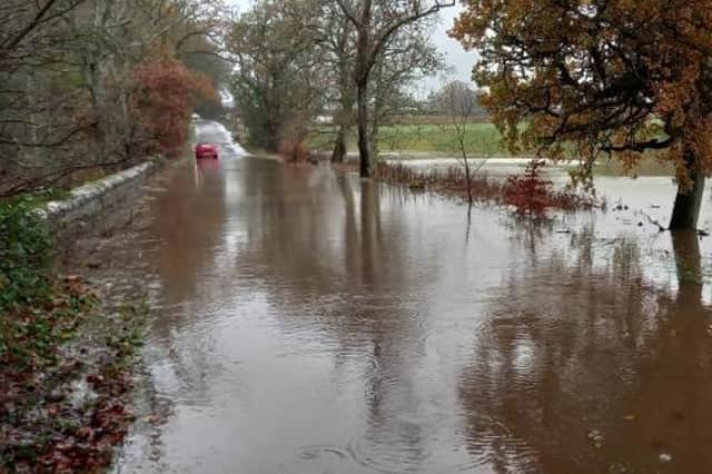 Areas of Angus were affected by “unprecedented" levels of rainfall at the end of last week.