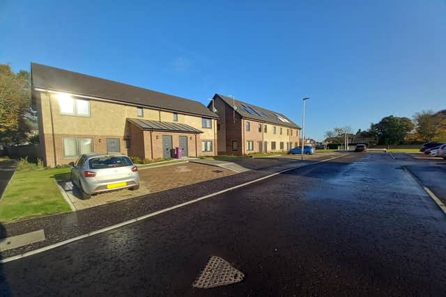 The new homes were built in partnership with CCG (Scotland).