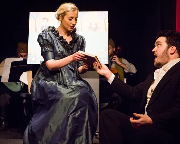 ​Jessica Leary and Andrew McTaggart in A Little Bit of Eugene Onegin, which will be on this year’s programme. (Pic: Sally Jubb)