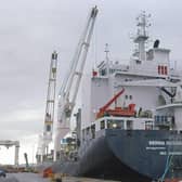 General purpose cargo ship Sedna Desgagnes at Montrose.