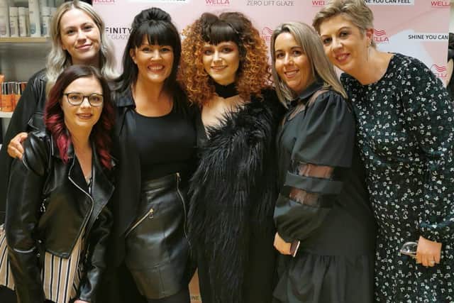 Dream team...Marie Ramminger and her stylists continue to put Angus on the map with their competition success.