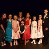 Some of Kim's young pupils got the chance to meet former Strictly star Kristina Rihanoff.