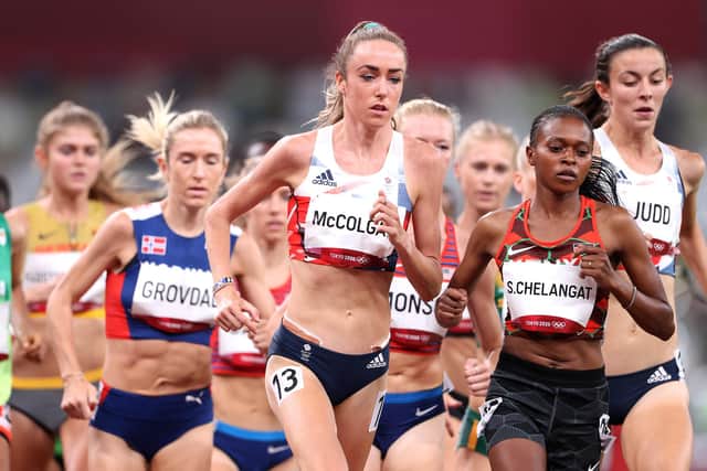 Eilish McColgan finished inside the top 10 in the women's 10,000m final  at the Tokyo 2020 Olympic Games. Photo by Christian Petersen/Getty Images