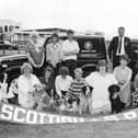 ​The Scottish Society for the Prevention of Cruelty to Animals (SSPCA) held a Summer Fayre in June, 1988. The picture shows the Arbroath, Forfar and Montrose SSPCA branch committee after a very successful day.