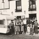 ​In April, 1980. a caravan was presented at Tutties Neuk, opposite Gayfield, Arbroath, for the use of polio victims.