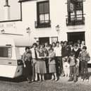 ​In April, 1980. a caravan was presented at Tutties Neuk, opposite Gayfield, Arbroath, for the use of polio victims.