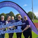 ​The Will family, who will be taking part in their seventh walk.