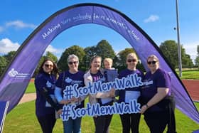 ​The Will family, who will be taking part in their seventh walk.
