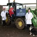 Auctioneers Murray Steel (left) and Andrew Weir (right) join Jim Smith to launch the campaign.