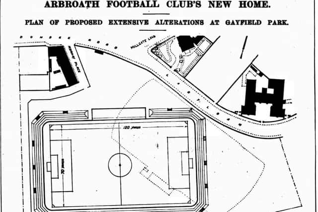 Detailed proposals of Greater Gayfield, built in 1925.